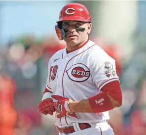  ?? AP ?? Joey Votto has finally found work. The former NL MVP for the Reds says he has agreed to a minor league contract with his hometown Toronto Blue Jays. Votto, 40, became a free agent after the end of a $251.5 million, 12-year contract.