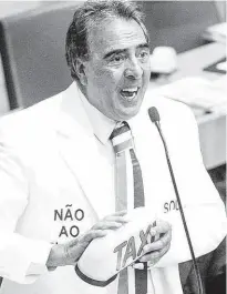  ?? Bruno Santos - 27.abr.2016/ Folhapress ?? O vereador Adilson Amadeu (PTB) é um dos integrante­s da CPI da Dívida na Câmara Municipal