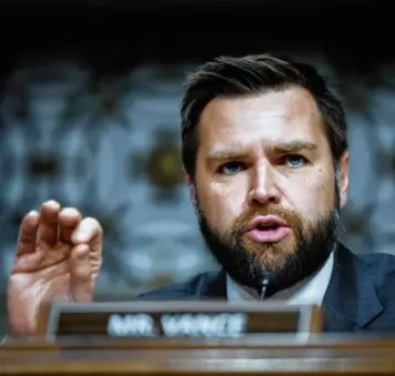  ?? DREW ANGERER/GETTY IMAGES ?? Senator J.D. Vance of Ohio.