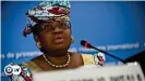  ??  ?? Ngozi Okonjo-Iweala en una imagen de archivo.