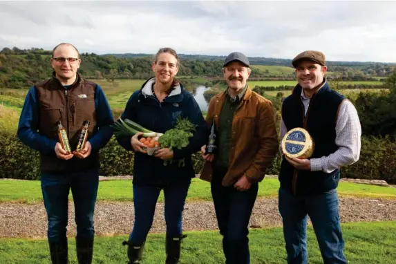  ??  ?? Visitors can try cheese, oils and cider on a Slane Food Circle tour (Slane Food Circle)