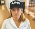  ?? Courtesy of Carmen Yulin Cruz, Pioneer Press ?? Carmen Yulin Cruz, the mayor of San Juan, Puerto Rico, wears a hat with the estimated highest number of deaths linked to Hurricane Maria, according to a Harvard study.