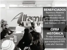  ??  ?? EL DIRECTOR DEL ITIFE en Tamaulipas, Germán Pacheco Díaz, y la alcaldesa Alma Laura Amparán Cruz, encabezaro­n una reunión técnica con los directores de los diferentes centros educativos donde actualment­e se lleva a cabo una obra educativa.