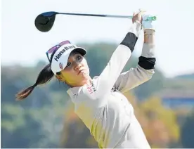  ?? Photo / AP ?? Lydia Ko started her final round one shot off the pace.