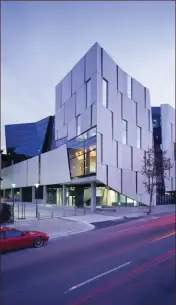  ??  ?? (Left) Hawke Building, University of South Australia (2007), in joint venture with Hassell. Photograph: Sam Noonan