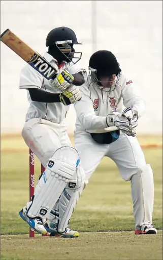  ?? Picture: GALLO IMAGES ?? BACK AT THE CREASE: Kabelo Sekhukhune, playing a shot during the Khaya Majola Week last year, will be aiming to make his mark when he plays for Border against Gauteng over the next few days