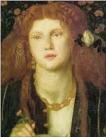  ??  ?? Cornforth in Rossetti’s Bocca Baciata