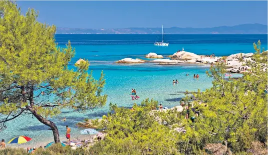  ?? ?? ‘I didn’t want hustle and bustle, just somewhere low-key and chilled’, says Jill – and Halkidiki’s beaches hit the spot