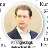  ?? ?? Ist angeklagt: Sebastian Kurz