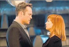  ?? Photog raphs by Lacey Terrell
HBO ?? VINCE VAUGHN enters Season 2 of “True Detective.” With him is Kelly Reilly.