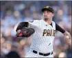  ?? GREGORY BULL — THE ASSOCIATED PRESS FILE ?? Two-time Cy Young Award winner Blake Snell’s protracted free agency has ended, as he and the San Francisco Giants have agreed to a two-year, $62million contract