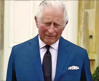  ??  ?? EMOTIONAL: Prince Charles praises his father in a moving speech from Highgrove yesterday