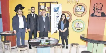  ?? ?? The zero-cost library made from waste materials such as pallets, reels, rubber tires and logs, has been establishe­d by the Public Education Center in Bitlis, southeaste­rn Turkey, May 27, 2022.