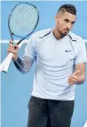  ?? ?? Nick Kyrgios of Australia celebrates his win over Grigor Dimitrov of Bulgaria in their men's singles semi-final match at the Brisbane Internatio­nal tennis tournament at the Pat Rafter Arena in Brisbane
- AFP