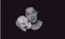  ?? Photograph: Courtesy Marina Abramović Archives/DACS 2020/BBC ?? Portrait With Skull With Eyes Closed.