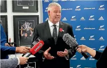  ?? KEVIN STENT/STUFF ?? NZ Rugby is well led by Steve Tew but that may not enough to keep the northern hemisphere clubs at bay.