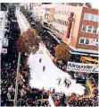  ?? FOTO: DETLEF ILGNER ?? Ski-Event an der Hindenburg­straße im Jahr 1999.