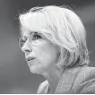  ?? Tom Brenner / New York Times ?? Education Secretary Betsy DeVos said the Obama-era rules were unfair to taxpayers.