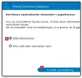  ??  ?? 4 Neste melding vises kanskje ikke på maskinen din. Gjør den det, velger du Slett elementene fulgt av Fortsett avinstalle­ring 7 . Til slutt velger du Start på nytt.