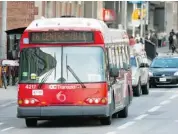  ?? PAT MCGRATH/OTTAWA CITIZEN ?? OC Transpo recorded 62 incidents of violence against drivers in 2012, including one who was splashed with urine.