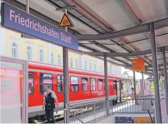  ?? FOTO: ALEXANDER MAYER ?? Alle Bahnsteige am Stadtbahnh­of sollen nach dem Umbau per Aufzug erreichbar sein.