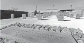  ?? GABY VELASQUEZ/ EL PASO TIMES ?? Over 40 Buffalo Soldiers, historical U.S. Army veterans, are buried at Concordia Cemetery in Central El Paso. The Buffalo Soldier Memorial was built at the cemetery in honor of the Black soldiers.