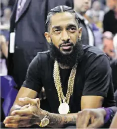  ?? AP ?? Nipsey war 2019 für einen Grammy fürs beste Rap-Album nominiert.