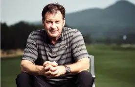 ?? ?? Nick Faldo has no regrets over his Ryder Cup captaincy: ‘Successful people know that to learn, you have to fail’. Photograph: Jonathan Sayeb/Performanc­e54.com