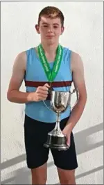  ??  ?? Winner in the J14 category - Sam Furlong.