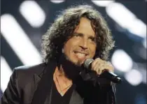  ?? JEFF CHRISTENSE­N, THE ASSOCIATED PRESS ?? Chris Cornell, 52, was found dead at midnight in his MGM Grand hotel room in Detroit. He was an important figure in the grunge rock movement.