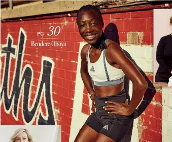  ??  ?? Clockwise from above: Sprinter Bendere is hoping for Tokyo gold in the 400 metre race; The Weekly’s Mattie and Juliet with Maggie; the icon graced our cover in 1982.