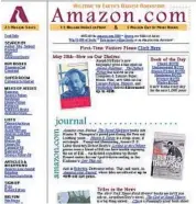 ?? Amazon.com ?? AMAZON.COM’S home page May 28, 1997. It wasn’t constraine­d by the bricks-and-mortar sales model.
