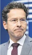  ?? Nizozemský ministr financí Dijsselblo­em. FOTO REUTERS ?? Mluví otevřeně.