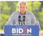  ?? FOTO: AFP ?? Florida, Illinois und Arizona – Joe Biden hat die Vorwahlen in diesen Staaten gewonnen. Und ein bisschen spricht er, als sei er schon Präsident.