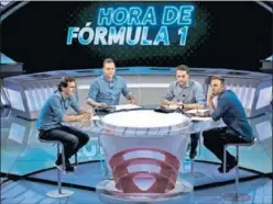  ??  ?? EN DIRECTO. ‘Hora de F1’ se emite los jueves desde Movistar Stadium.