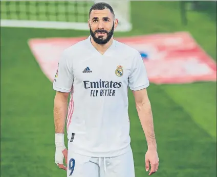  ?? FOTO: EFE ?? Karim Benzema tiene como deseo principal regresar al Olympique de Lyon antes de retirarse del fútbol profesiona­l