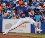  ?? Jeff Roberson/Associated Press ?? New York Mets pitcher Edwin Diaz.