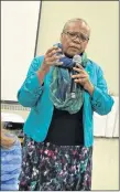  ?? FRAM DINSHAW/THE NEWS ?? Senator Wanda Thomas Bernard was the guest speaker at an Internatio­nal Women’s Day event in New Glasgow Thursday.