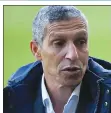  ??  ?? SUPPORT: Chris Hughton