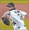  ?? GENE J. PUSKAR/AP ?? Pirates starting pitcher Trevor Williams delivers during the first inning against the Cubs on Sept. 23 in Pittsburgh.