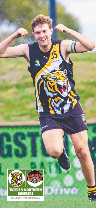  ?? ?? Big forward Tyler Carter is back for the Kingboroug­h Tigers. Picture: Anthony Corke