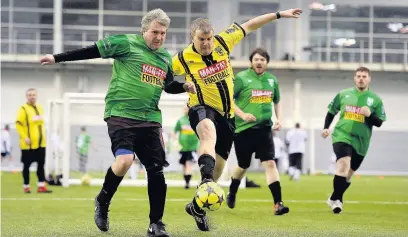  ??  ?? ●●The Man v Fat Football League is to be launched in Rochdale next week