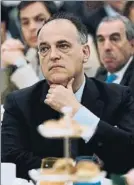  ?? FOTO: SIRVENT ?? Javier Tebas, presidente de LaLiga