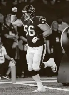  ?? Brett Coomer / Staff photograph­er ?? Texans center Nick Martin is entering his fourth NFL season and will begin a three-year contract in 2020.