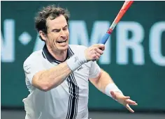  ??  ?? Andy Murray fought back from 3-0 down.