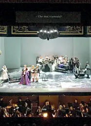  ??  ?? Torna il bel canto Domani e domenica sul palcosceni­co del Sociale il «Nabucco» di Giuseppe Verdi