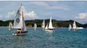  ??  ?? SAILING at Puerto Galera Yacht Club