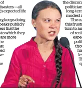  ??  ?? Greta Thunberg