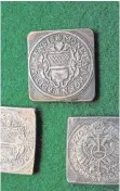  ?? FOTO: DAGMAR HUB ?? Echte Ulmer Klippen bei der Münzund Briefmarke­nmesse in der Stadt Ulm.
