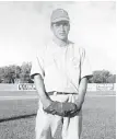  ?? COURTESY OF THE TOLEDO FAMILY ?? A high school athlete, John George Toledo went on to play baseball for the Albuquerqu­e Dukes.